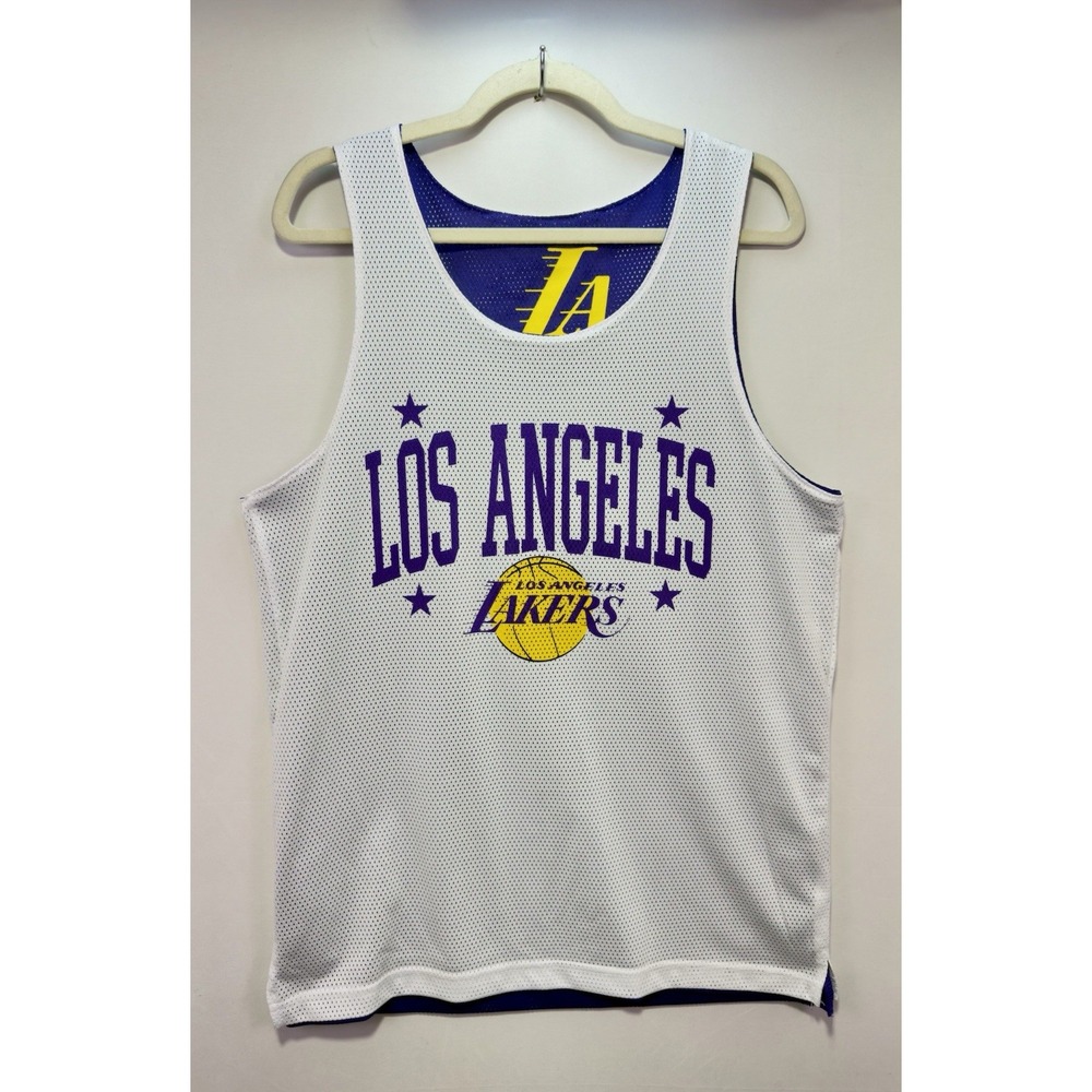 Los Angeles Lakers Ultra Game Mens M Reversible Mesh Basketball Jersey NBA